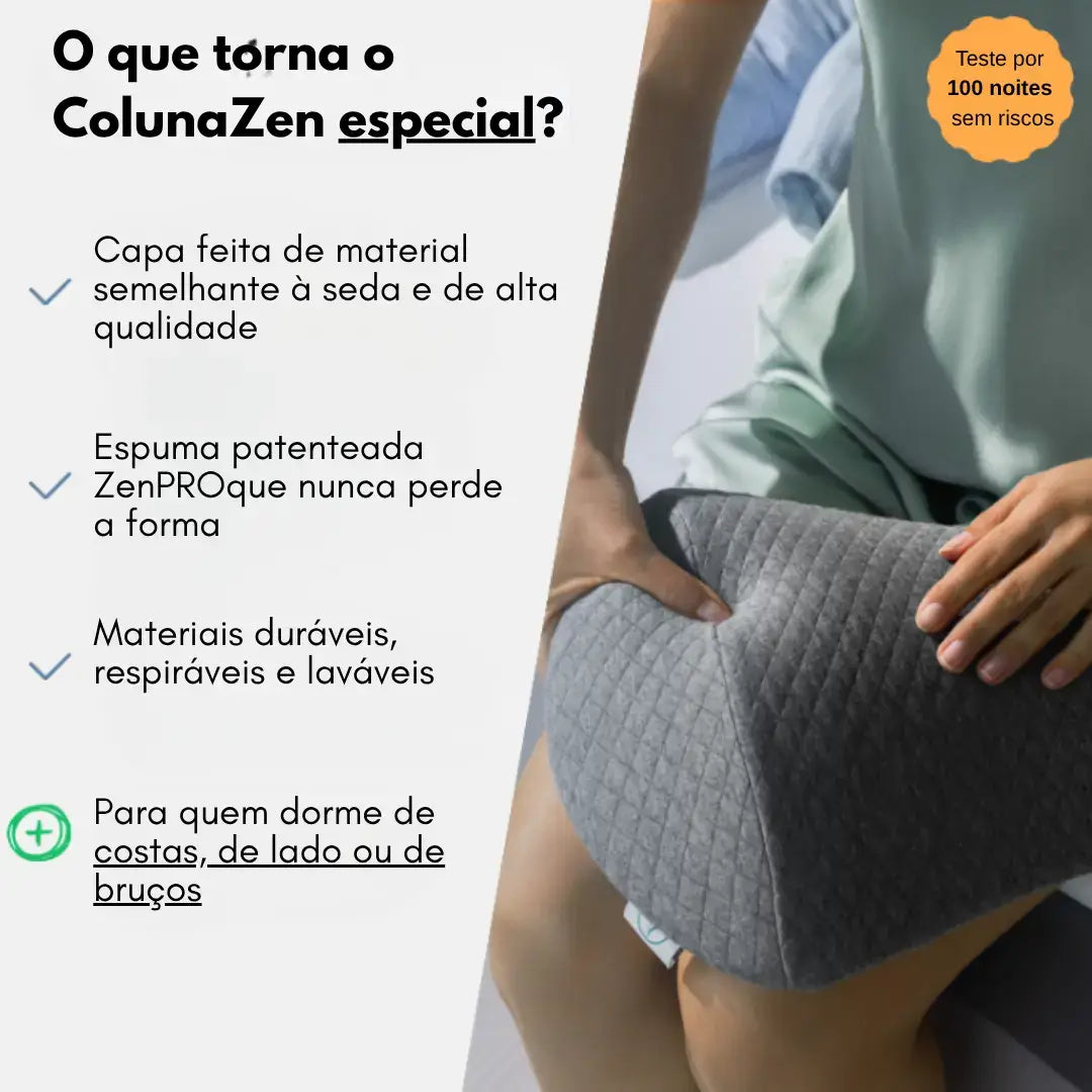 ColunaZen - Durma melhor e acorde sem dores nas costas e lombar, sem tratamentos caros